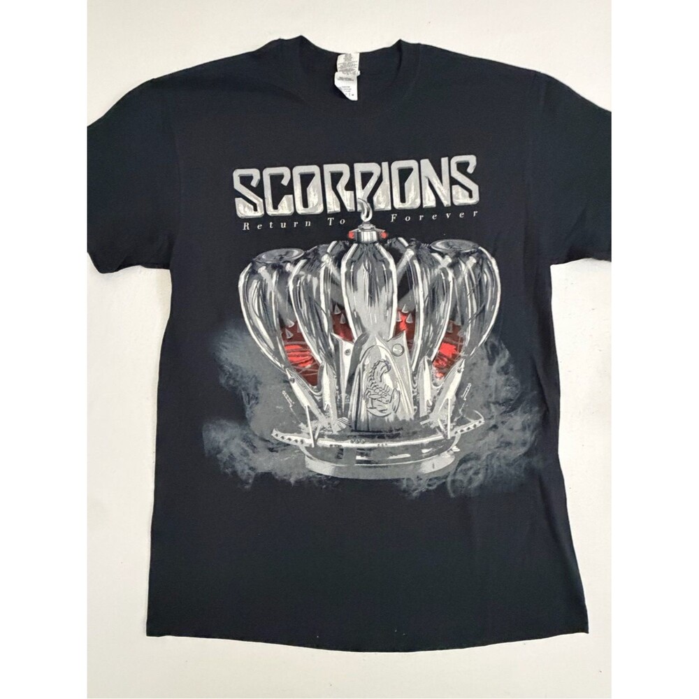 New Scorpions Return To Forever 2015 World Tour Band T-Shirt Black Medium
